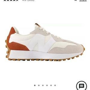 New balance 327 sneakers women’s 7.5 rust / sand